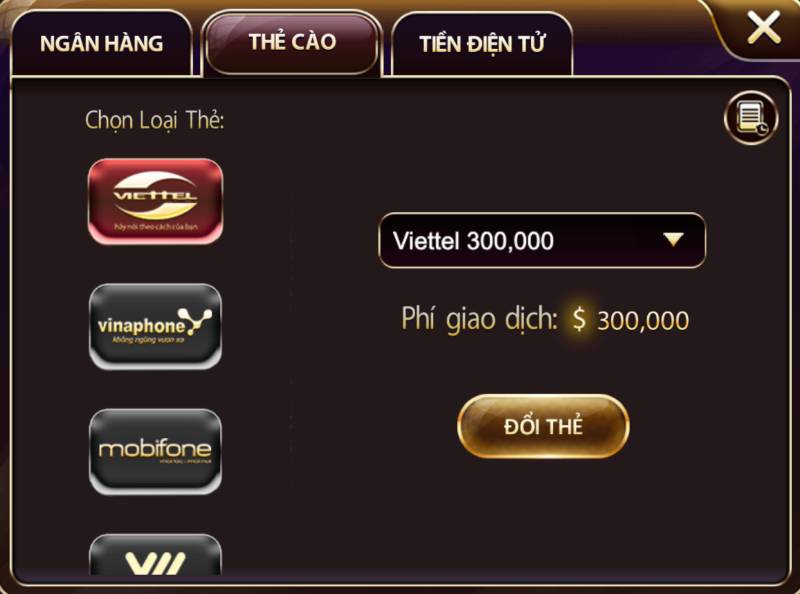 Rút tiền ClubV qua thẻ cào – linh hoạt cho mọi người chơi