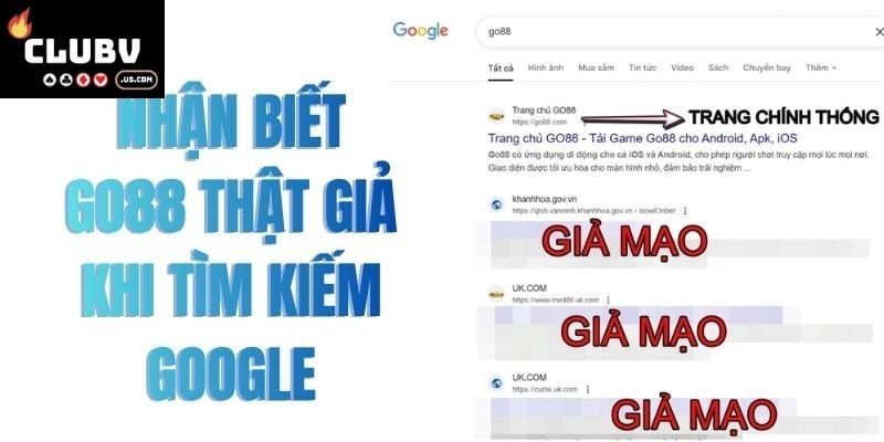 Dấu hiệu nhận biết và cảnh báo Go88 bị giả mạo quan trọng